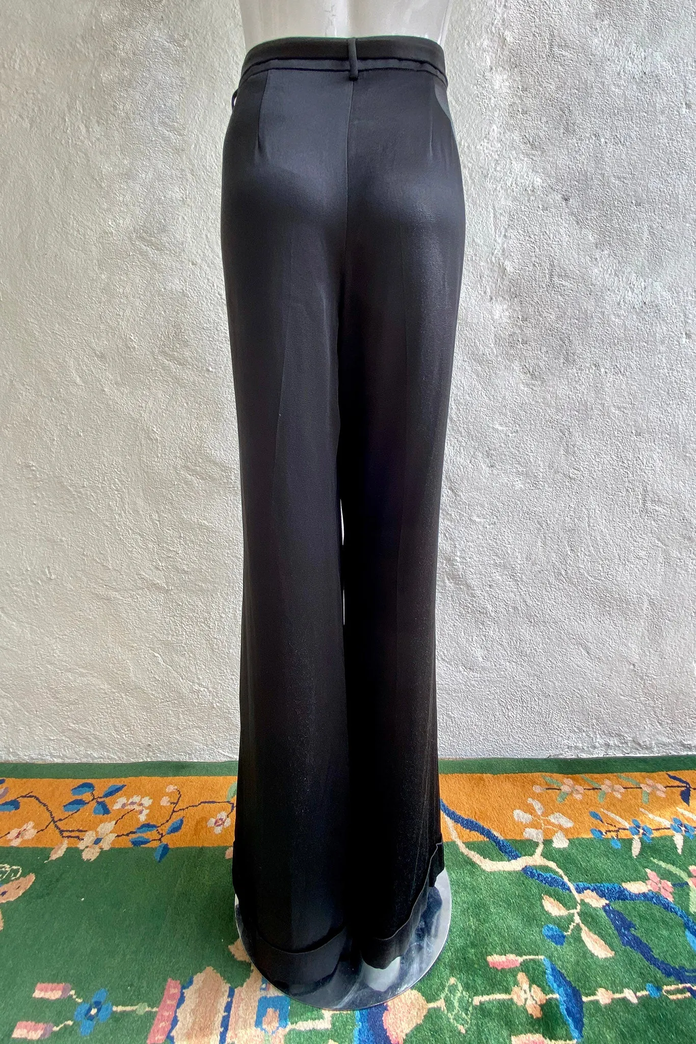 Belted Silk Sailor Pant