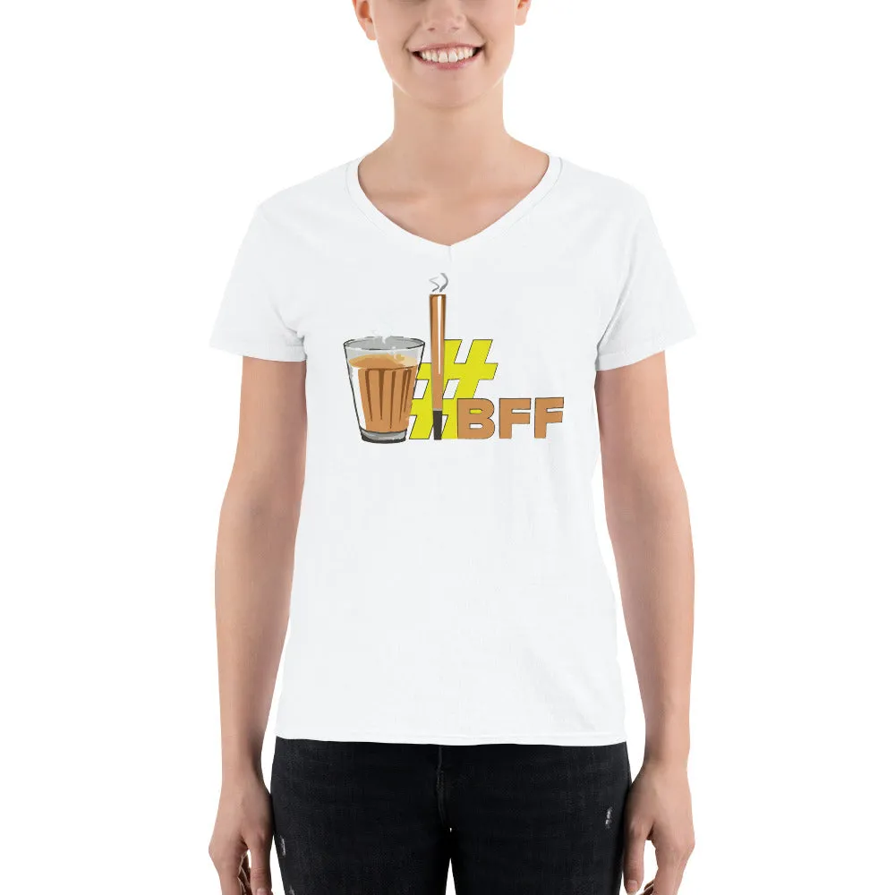 Bengali Lightweight V-Neck T-Shirt - BFF