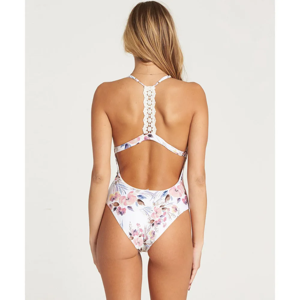 Billabong Women's Float On By One Piece Swimsuit | Seashell