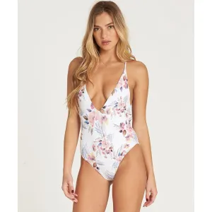 Billabong Women's Float On By One Piece Swimsuit | Seashell