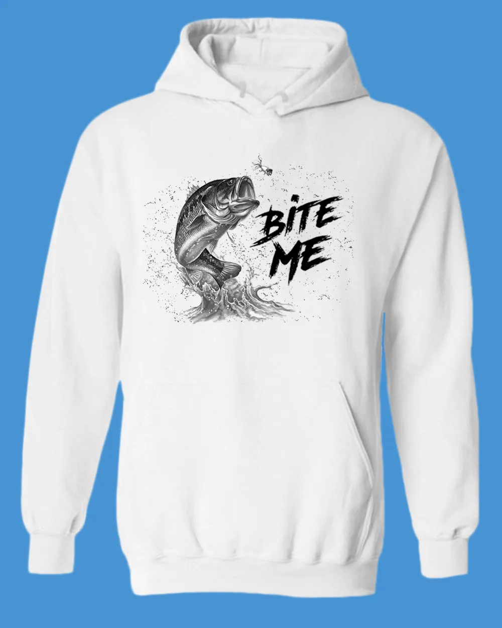 Bite me funny fishing shirt, fishing hoodie