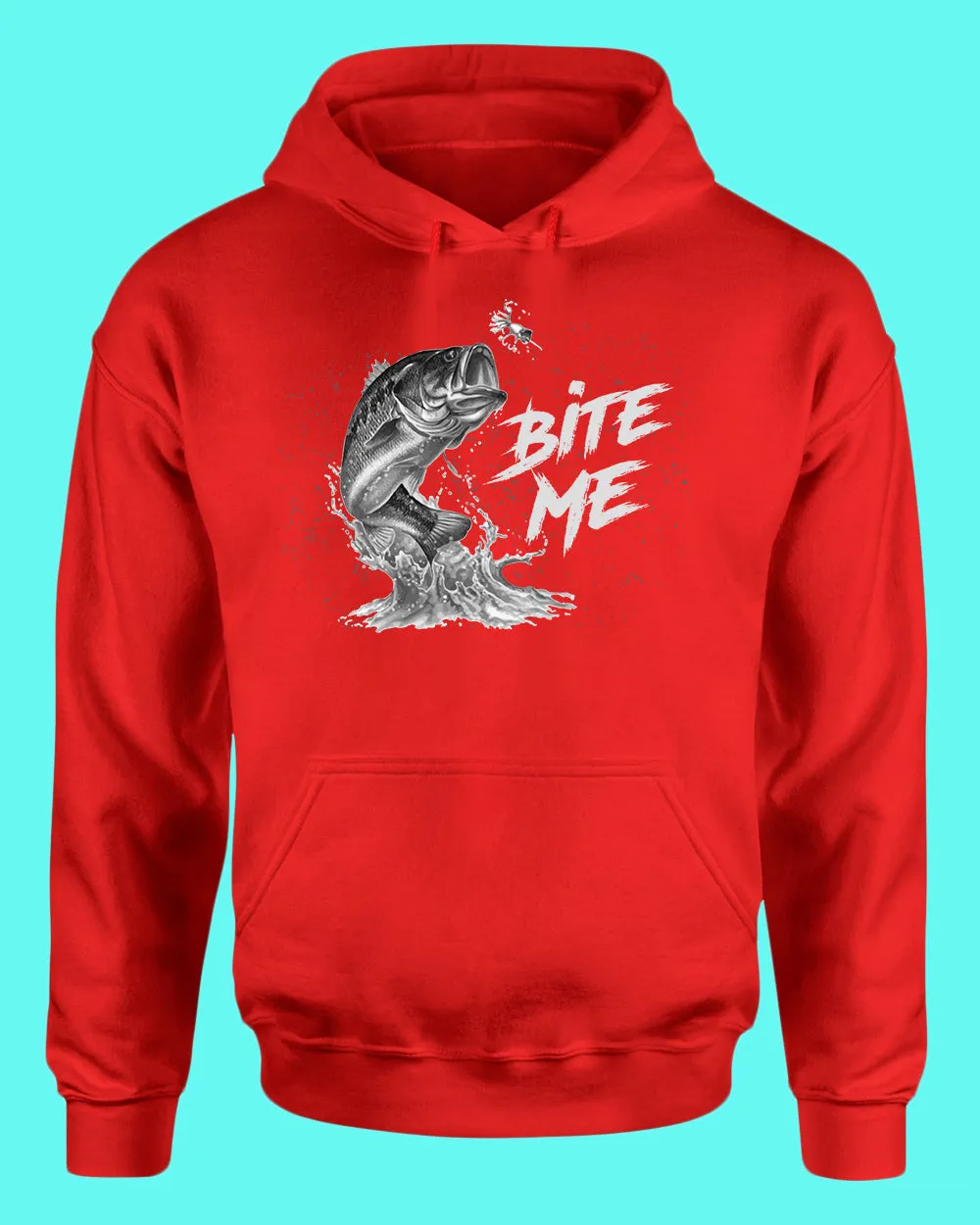 Bite me funny fishing shirt, fishing hoodie