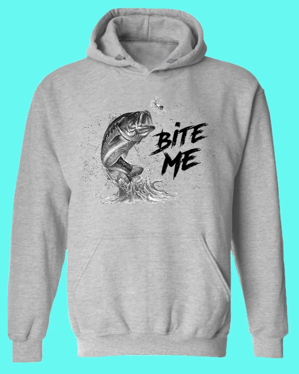 Bite me funny fishing shirt, fishing hoodie