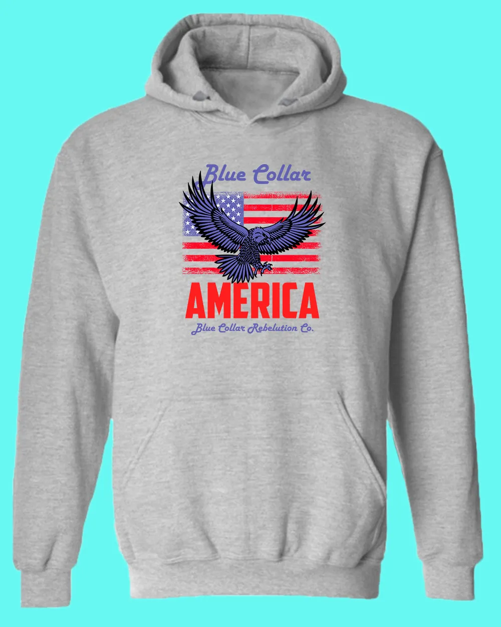 Blue Collar Rebelution hoodie america hoodie