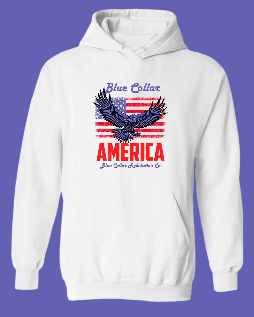 Blue Collar Rebelution hoodie america hoodie