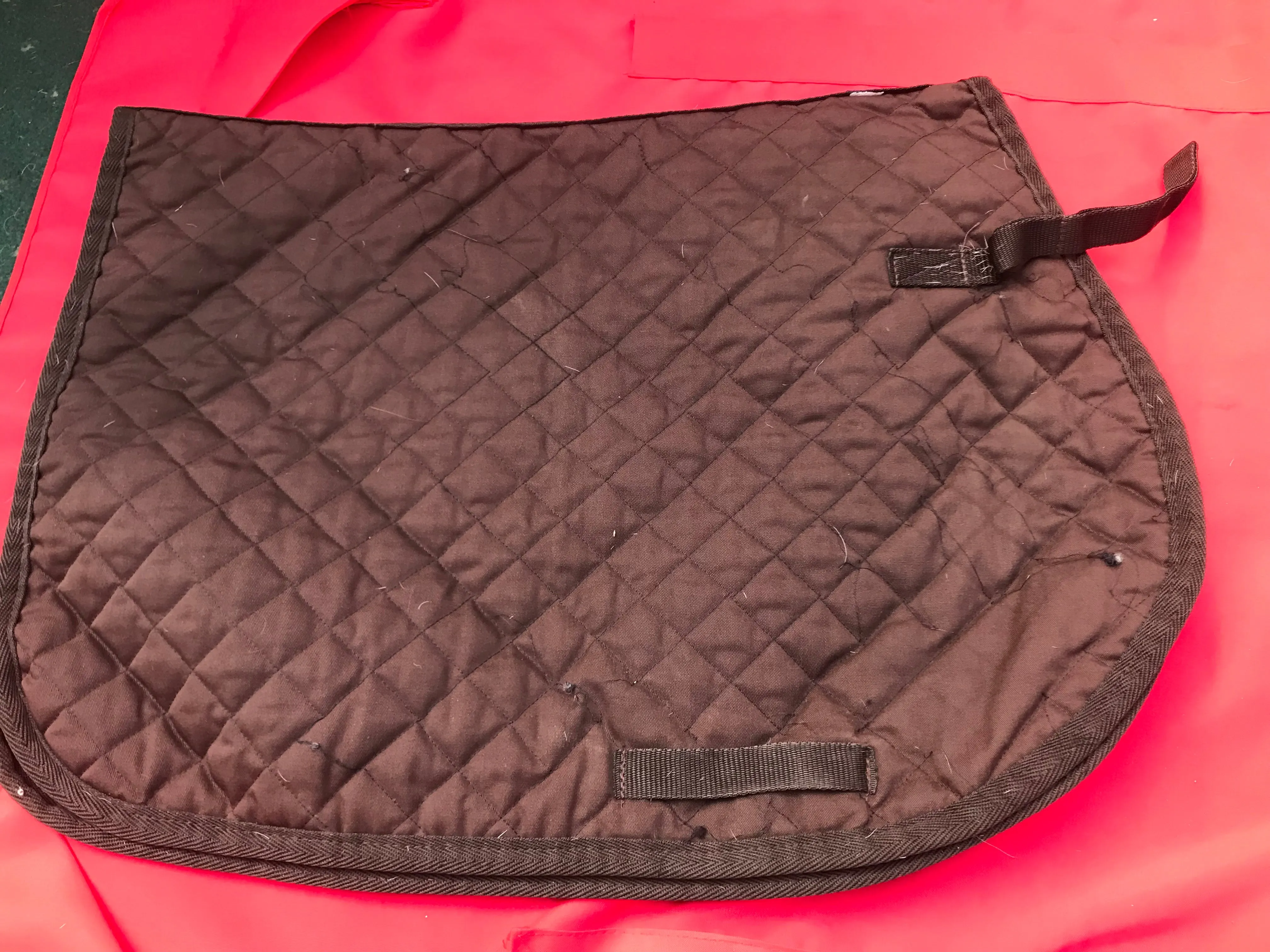 brown full size saddle cloth FREE POSTAGE