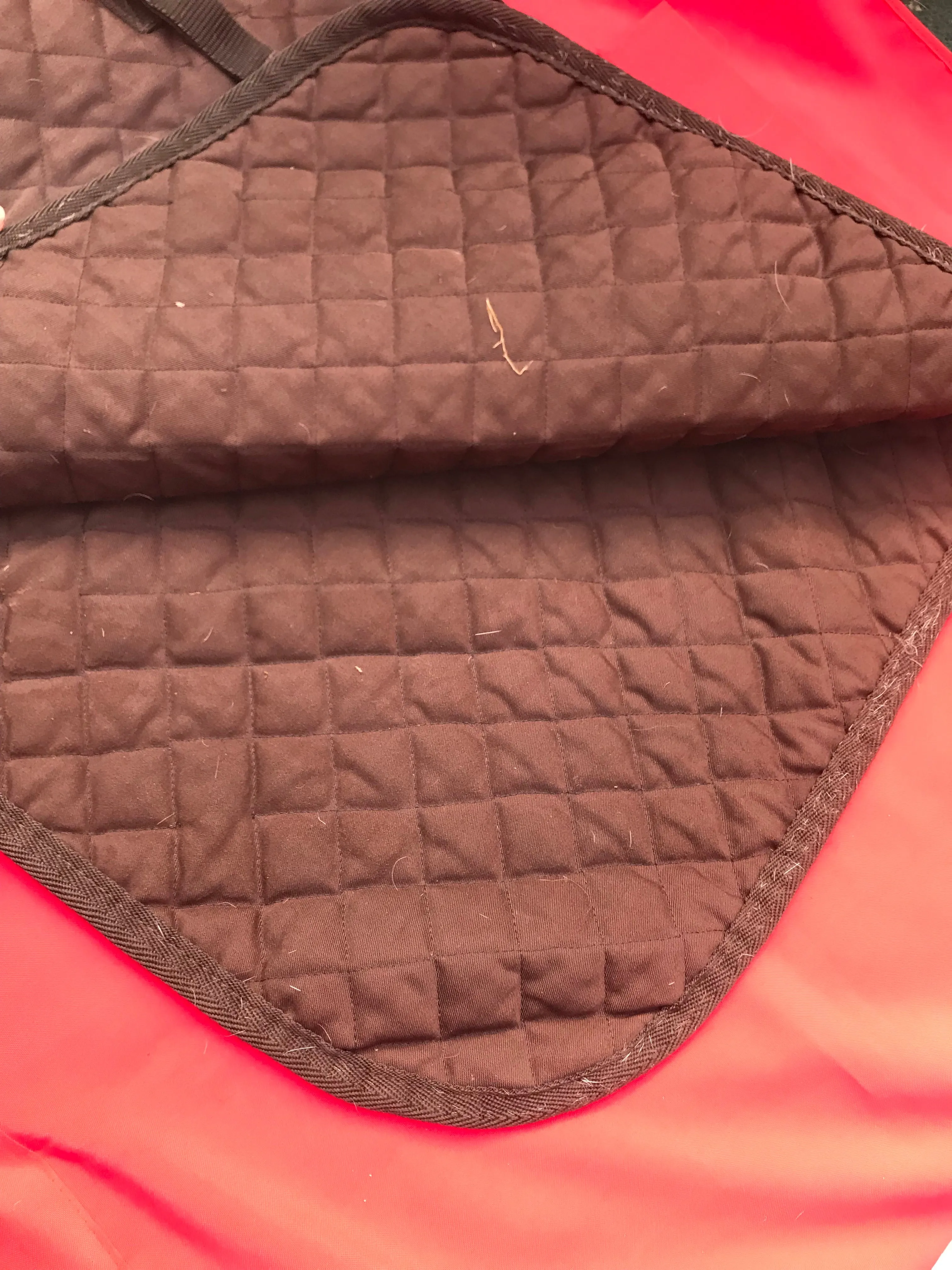 brown full size saddle cloth FREE POSTAGE