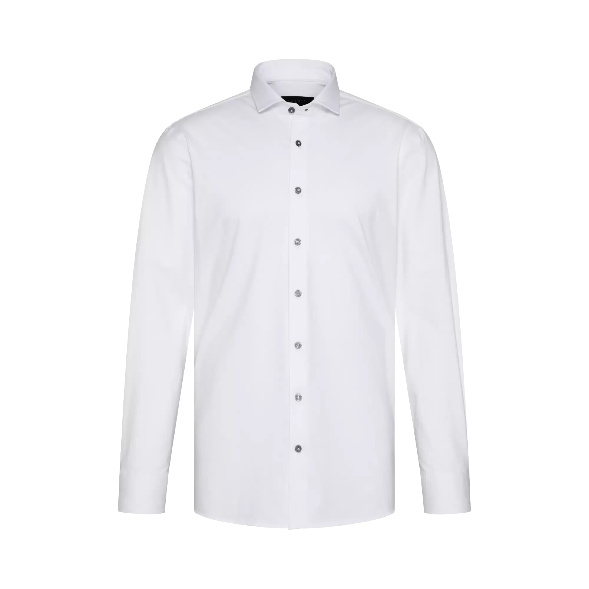 Bugatti Long-sleeved shirt Extra comfortable in white