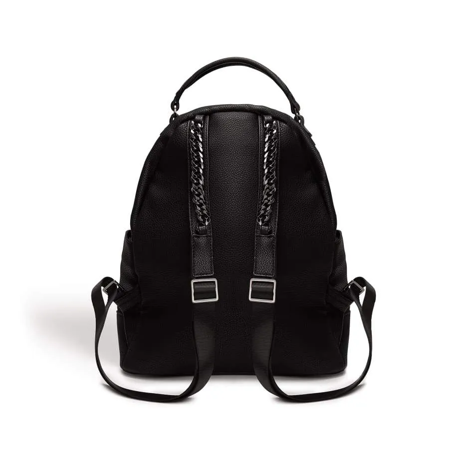 Camberwell Quilted Vegan Leather Backpack | Black