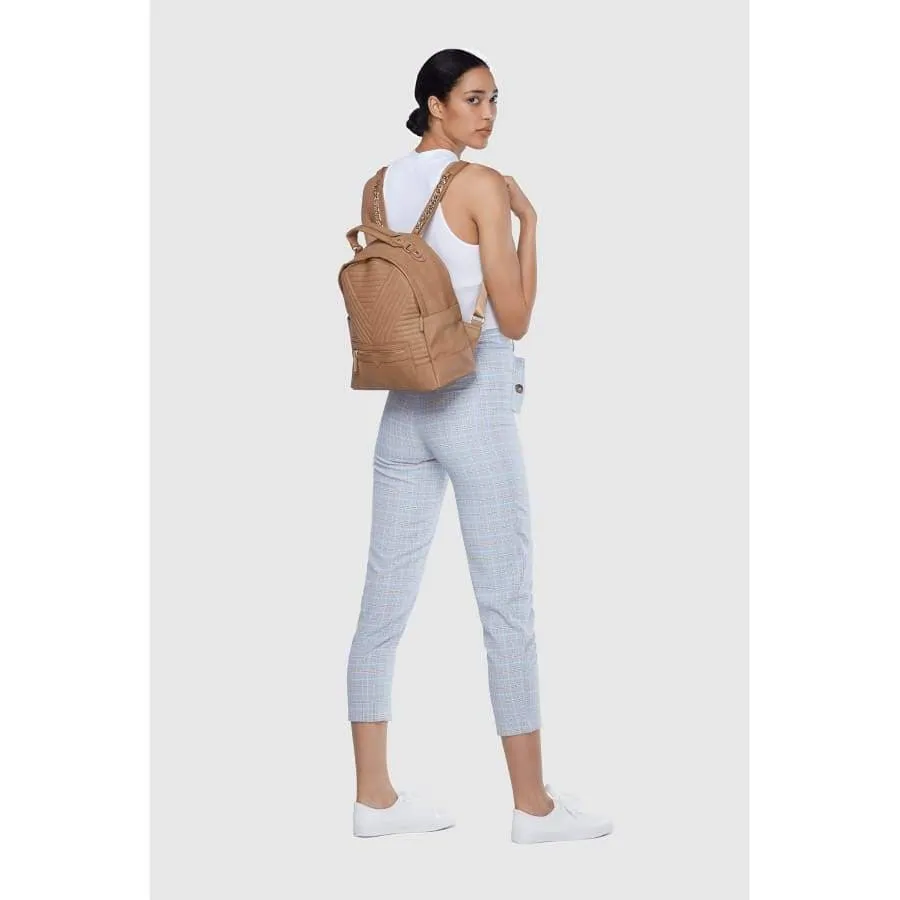 Camberwell Quilted Vegan Leather Backpack | Black