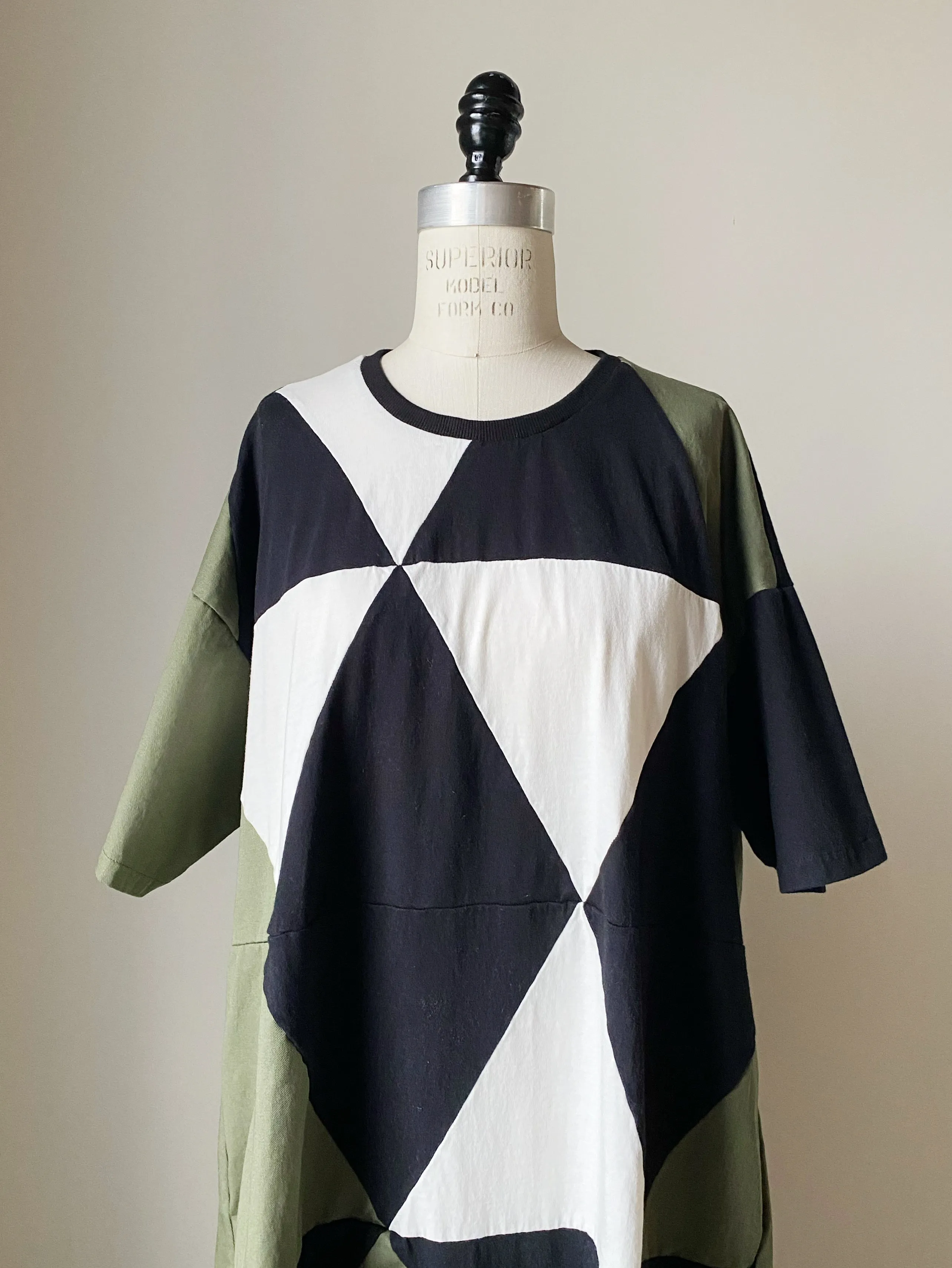 canajoharie triangle t shirt dress