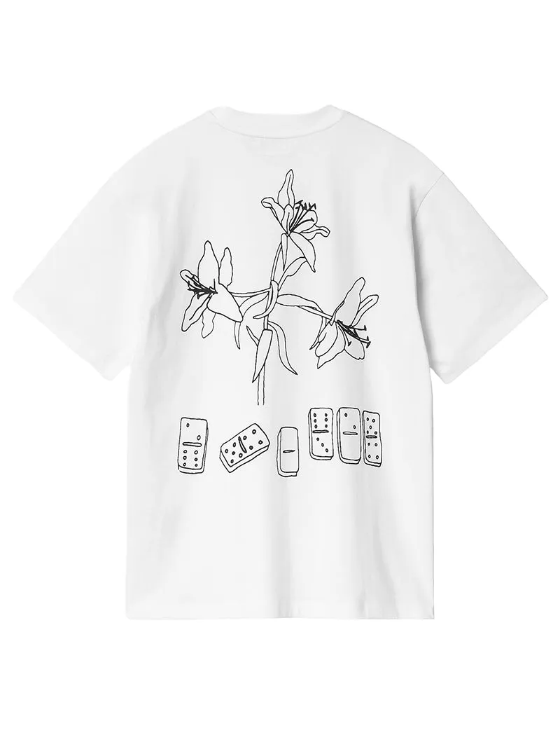 Carhartt WIP Womens S/S Isis Maria Lunch T-Shirt White / Black