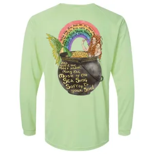 Celtic Mermaid Performance Sun Shirt - Lime