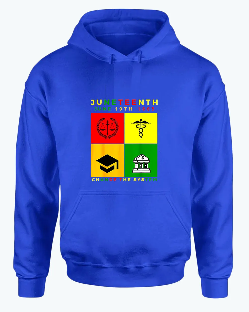 Change the system juneteenth hoodie