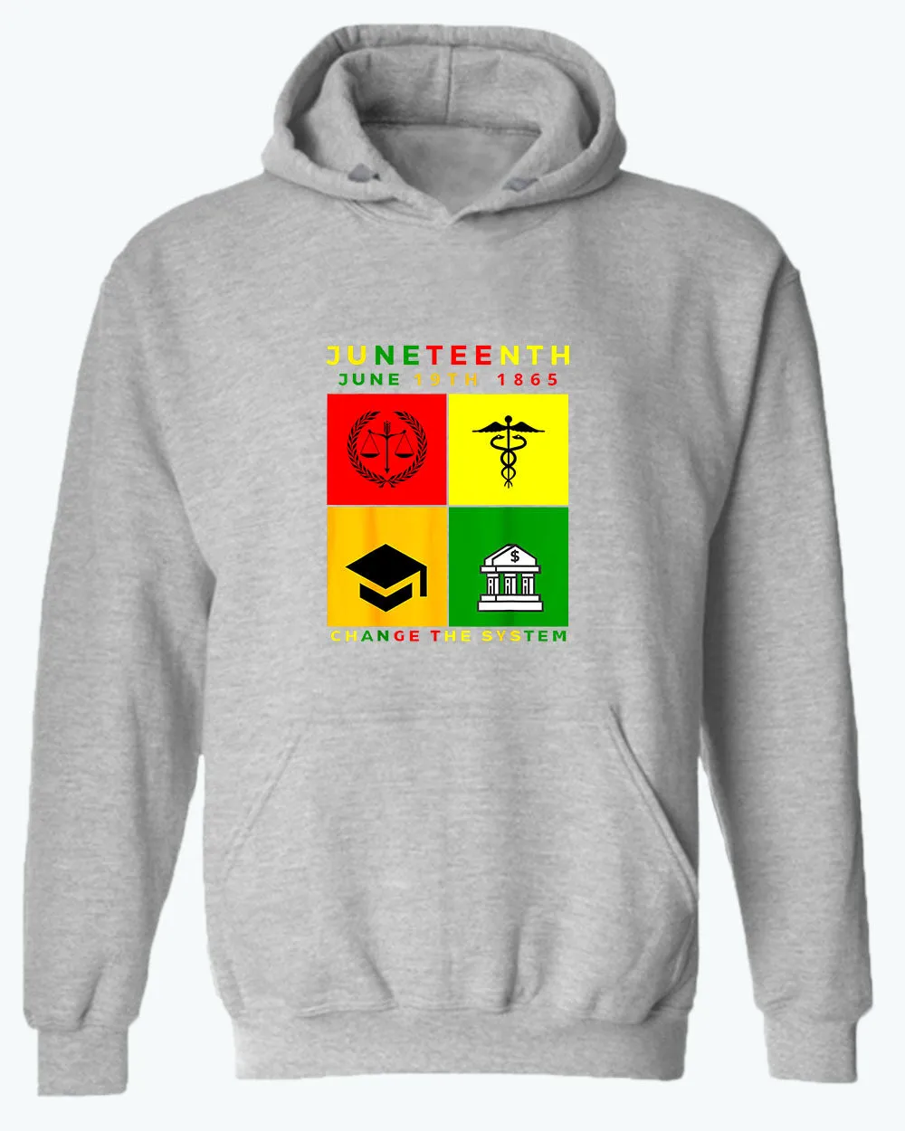 Change the system juneteenth hoodie