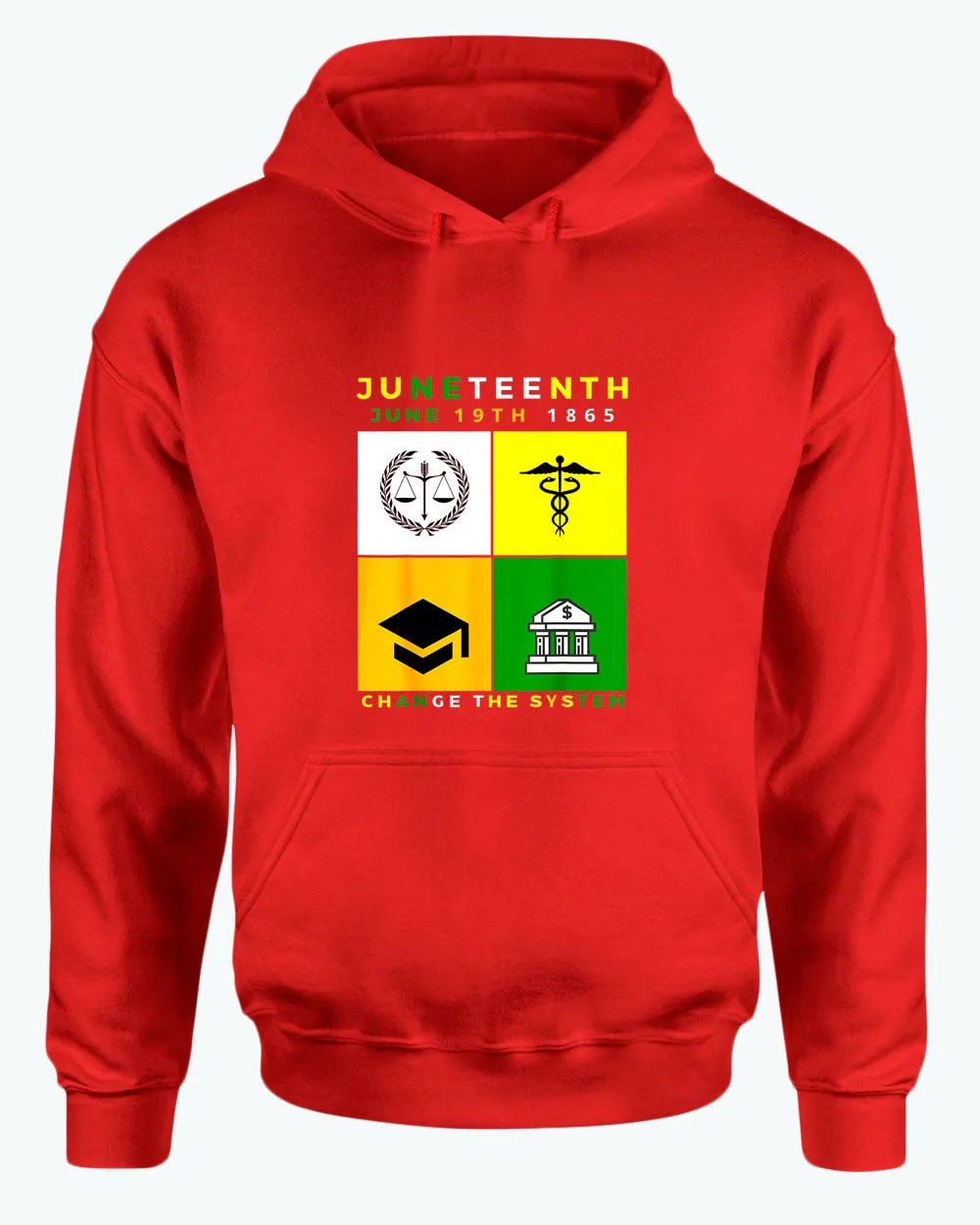 Change the system juneteenth hoodie