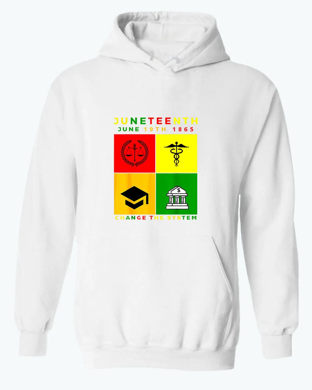 Change the system juneteenth hoodie
