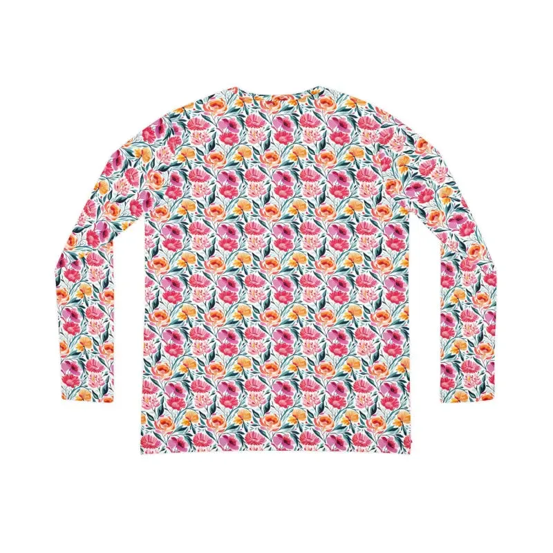 Chic Pink Floral Women v Neck Tee Get Cozy in Style