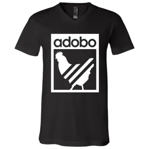 Chicken Adobo Unisex Jersey V-Neck T-Shirt