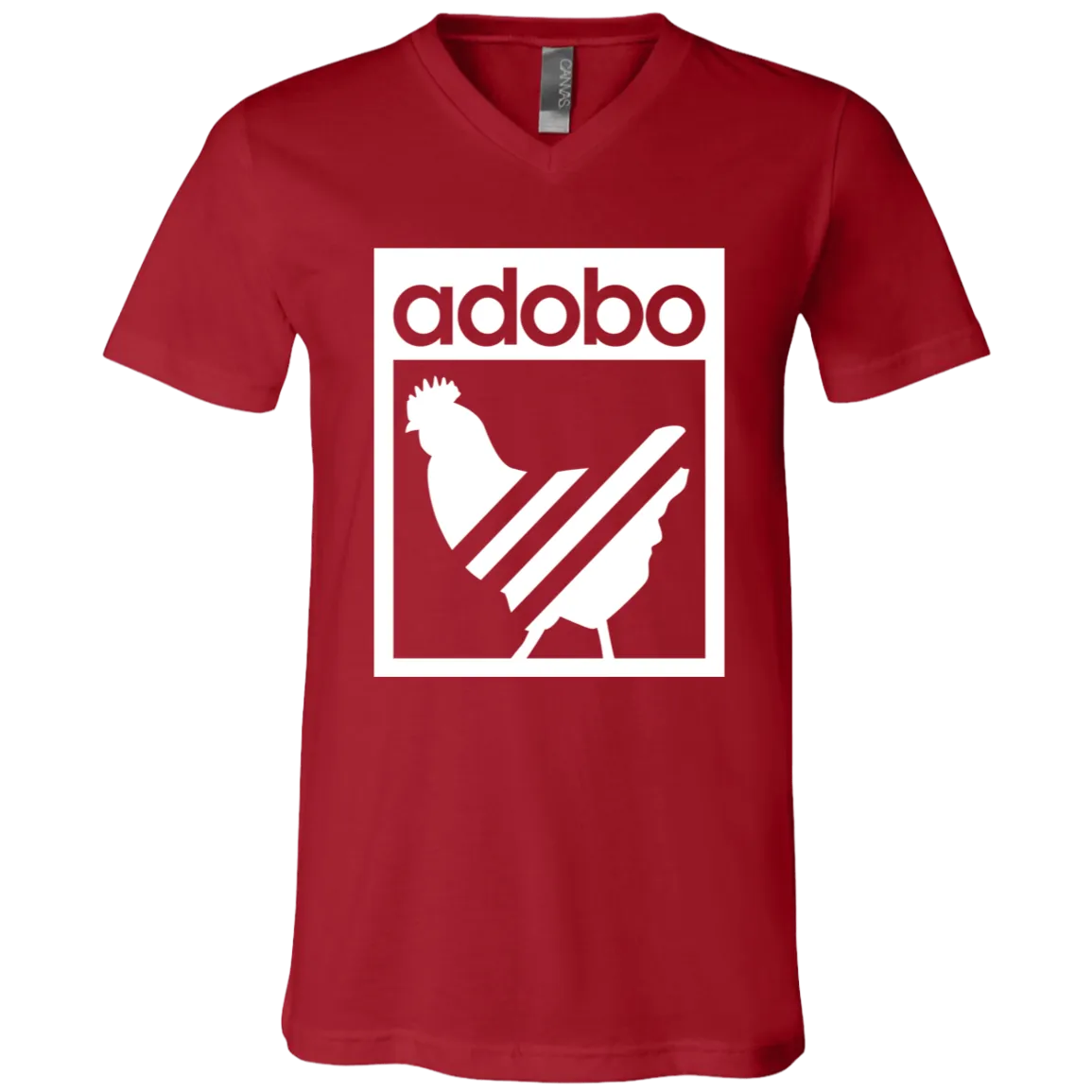 Chicken Adobo Unisex Jersey V-Neck T-Shirt