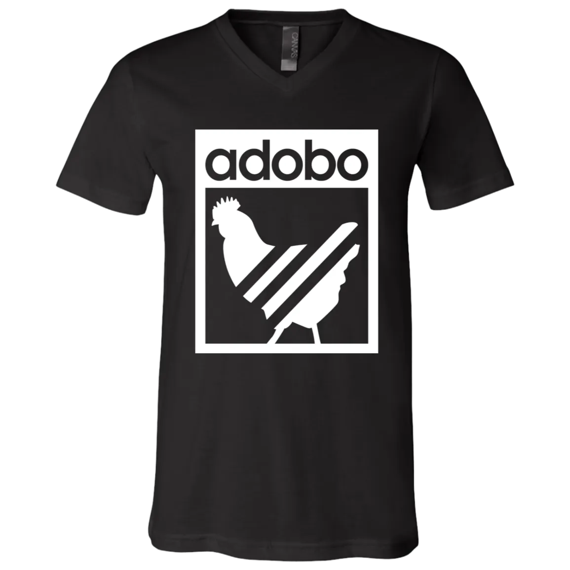 Chicken Adobo Unisex Jersey V-Neck T-Shirt