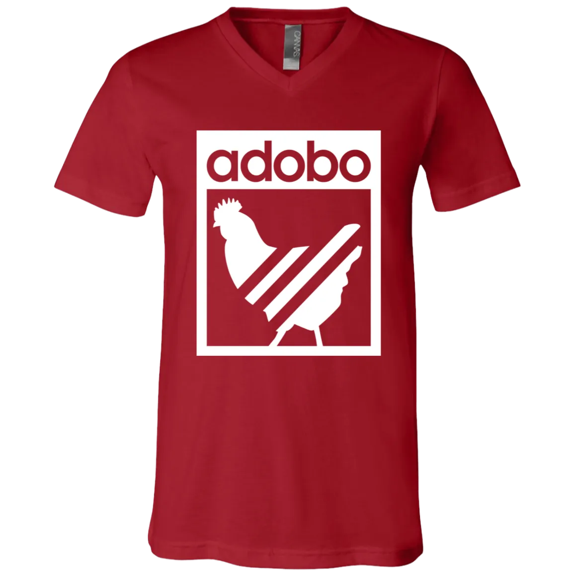 Chicken Adobo Unisex Jersey V-Neck T-Shirt