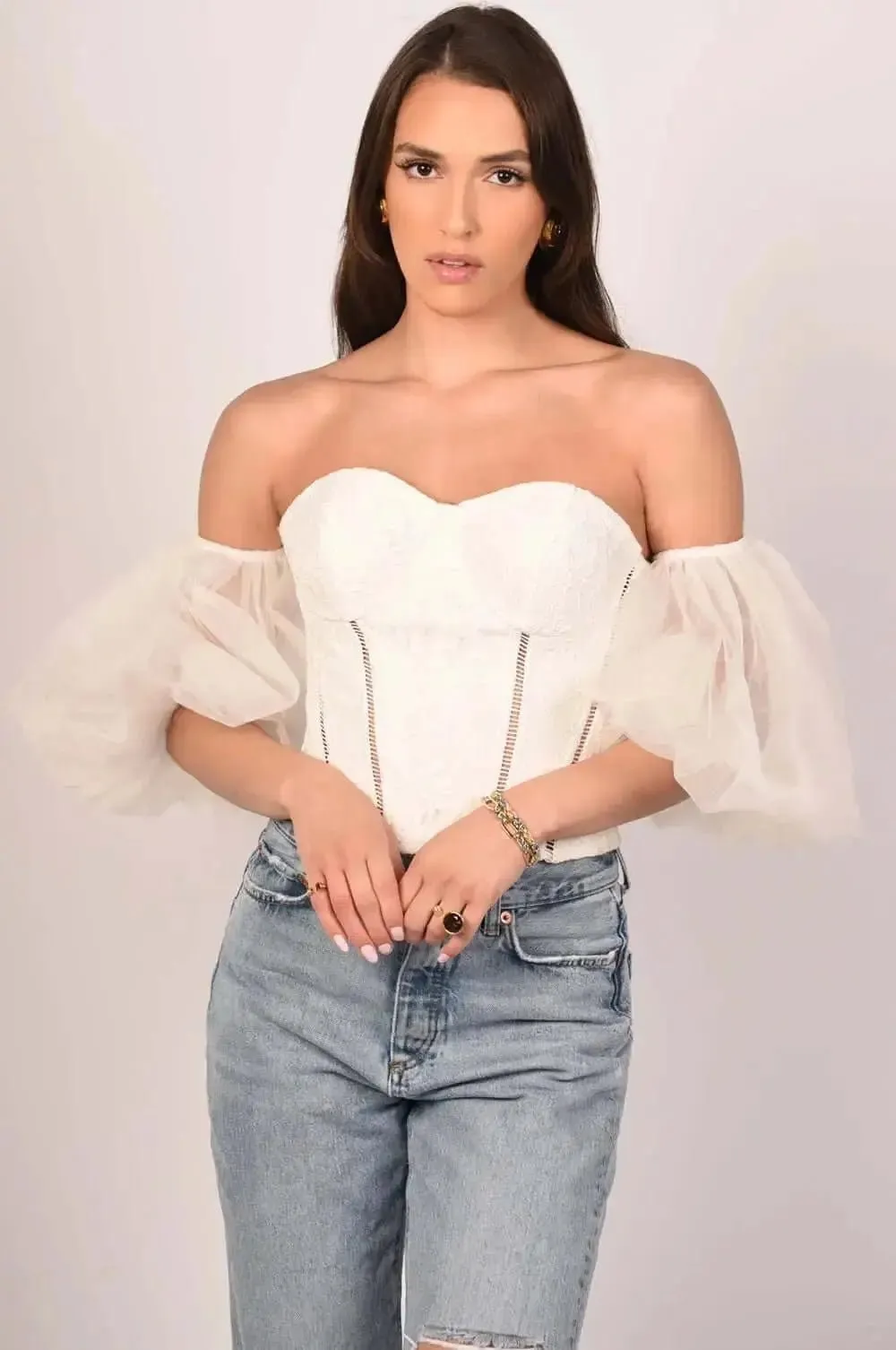 Chloe Off Shoulder Bustier