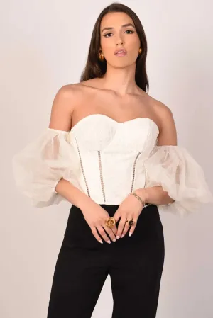 Chloe Off Shoulder Bustier