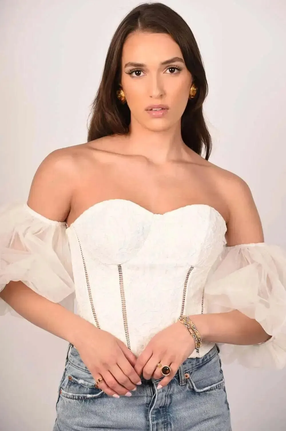 Chloe Off Shoulder Bustier