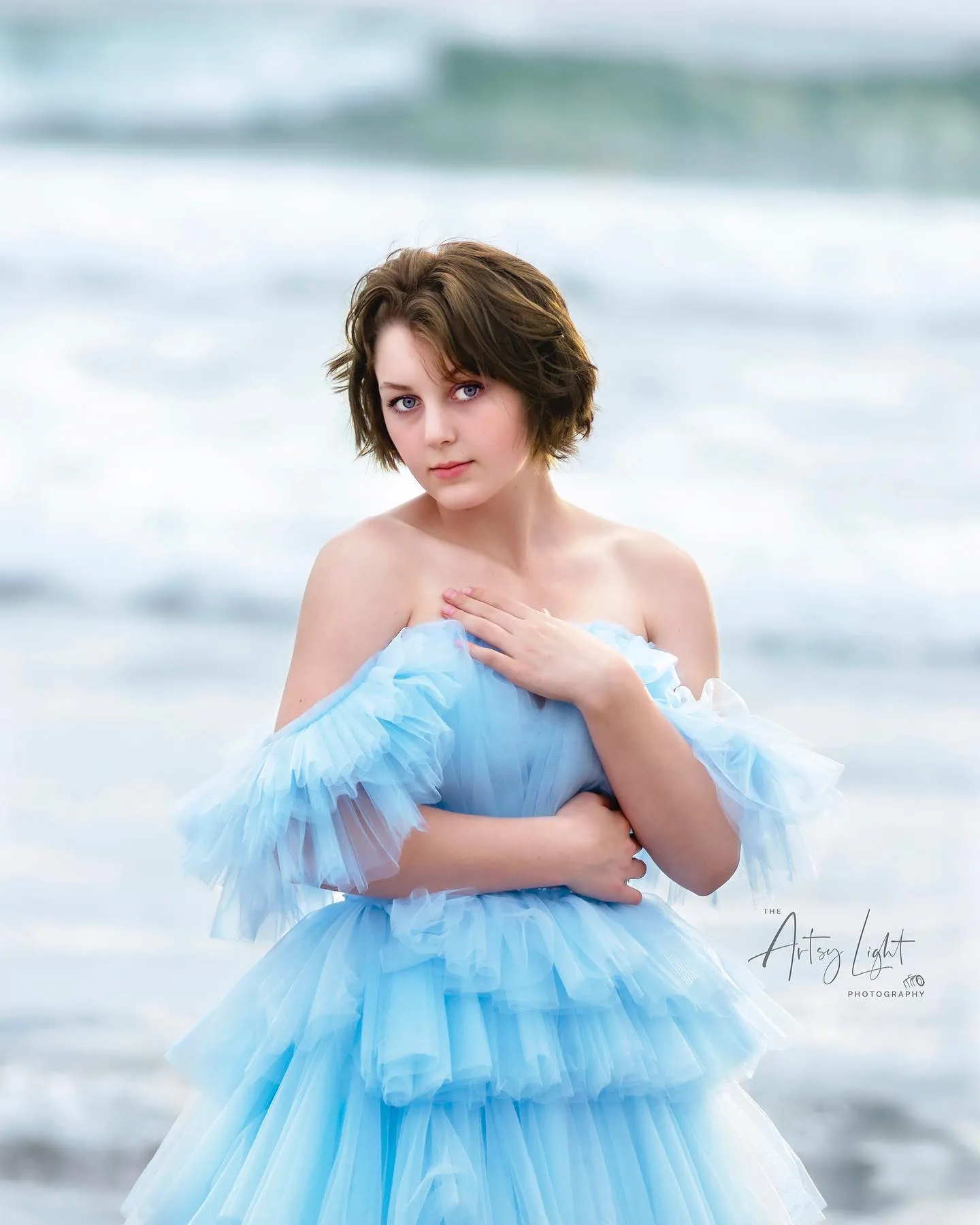 Clear Blue Skies - Adult Dress