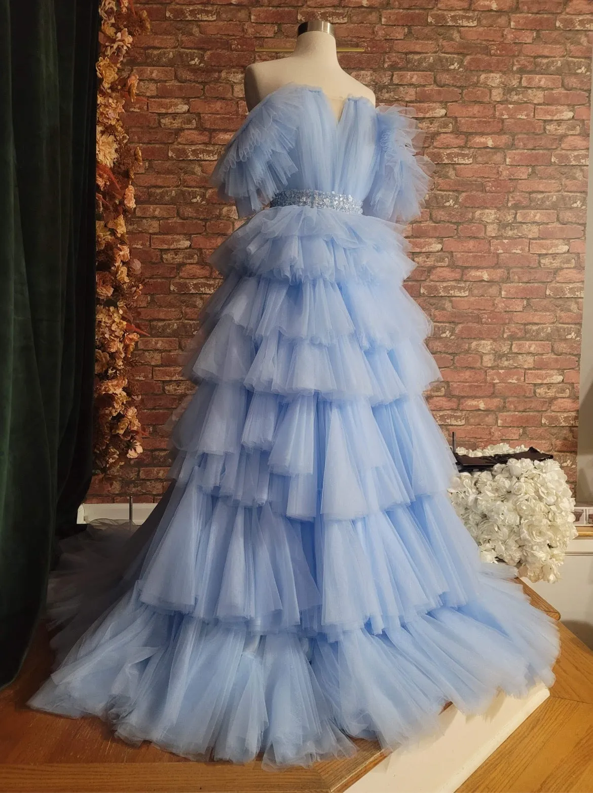 Clear Blue Skies - Adult Dress