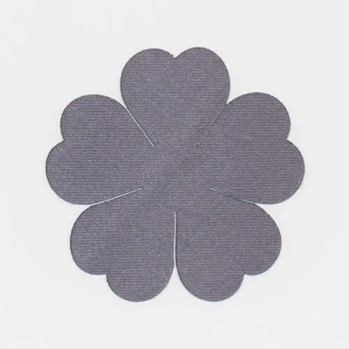 Cut Flower - Five Petals (Satin) #49 Charcoal