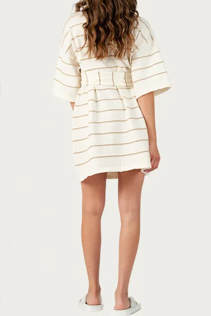 CYBELLE BELTED KNIT MINI DRESS