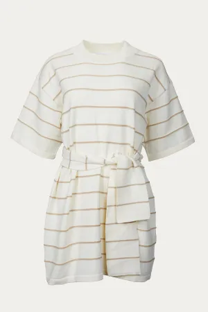 CYBELLE BELTED KNIT MINI DRESS
