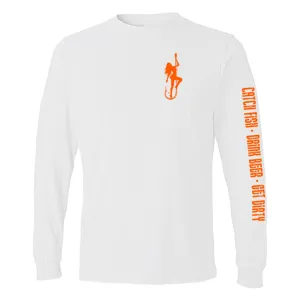 Dirty Hooker Classic Orange Lightweight Long Sleeve T-Shirt