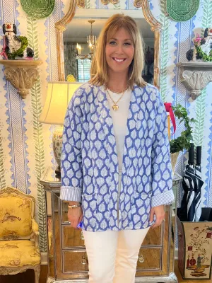 Dolly Quilted Block Print Jacket
