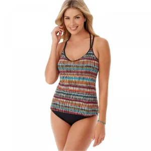 Dreamsuit by Miracle Brands Women's Slimming Control Strappy Tankini