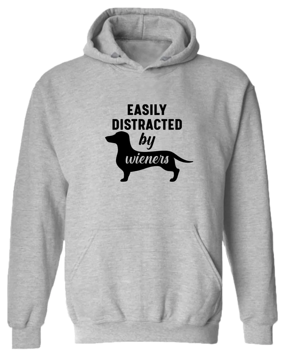 Easily distracted by wieners hoodie, wieners dog lover hoodie