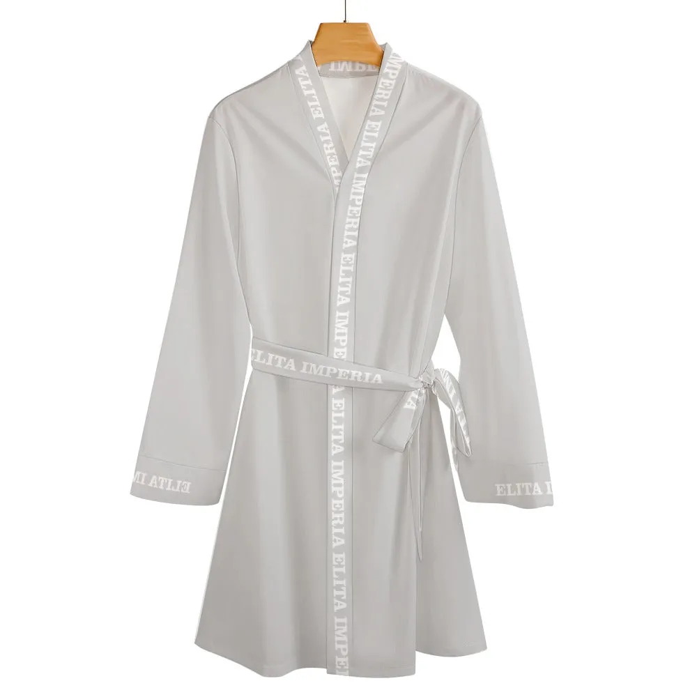 ELITA IMPERIA™ Logo Long Sleeve Belted Robe