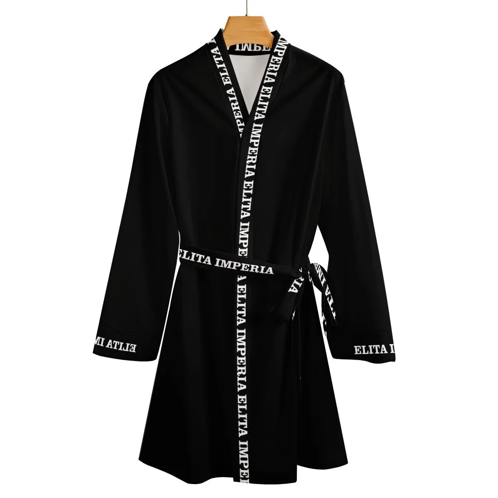 ELITA IMPERIA™ Logo Long Sleeve Belted Robe
