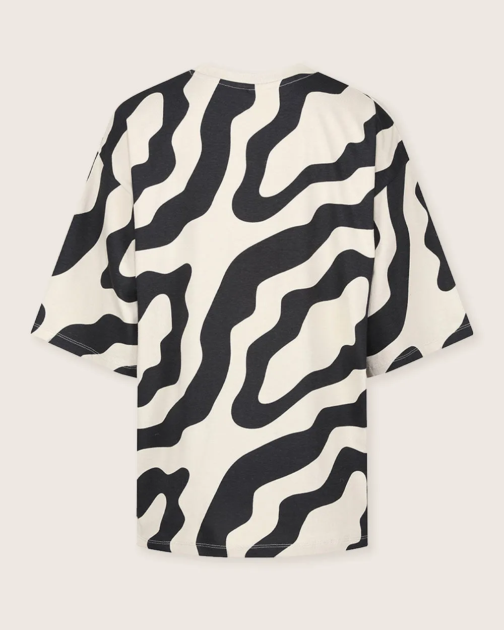 Elsie Multicolour Swirl Print Oversized T-Shirt