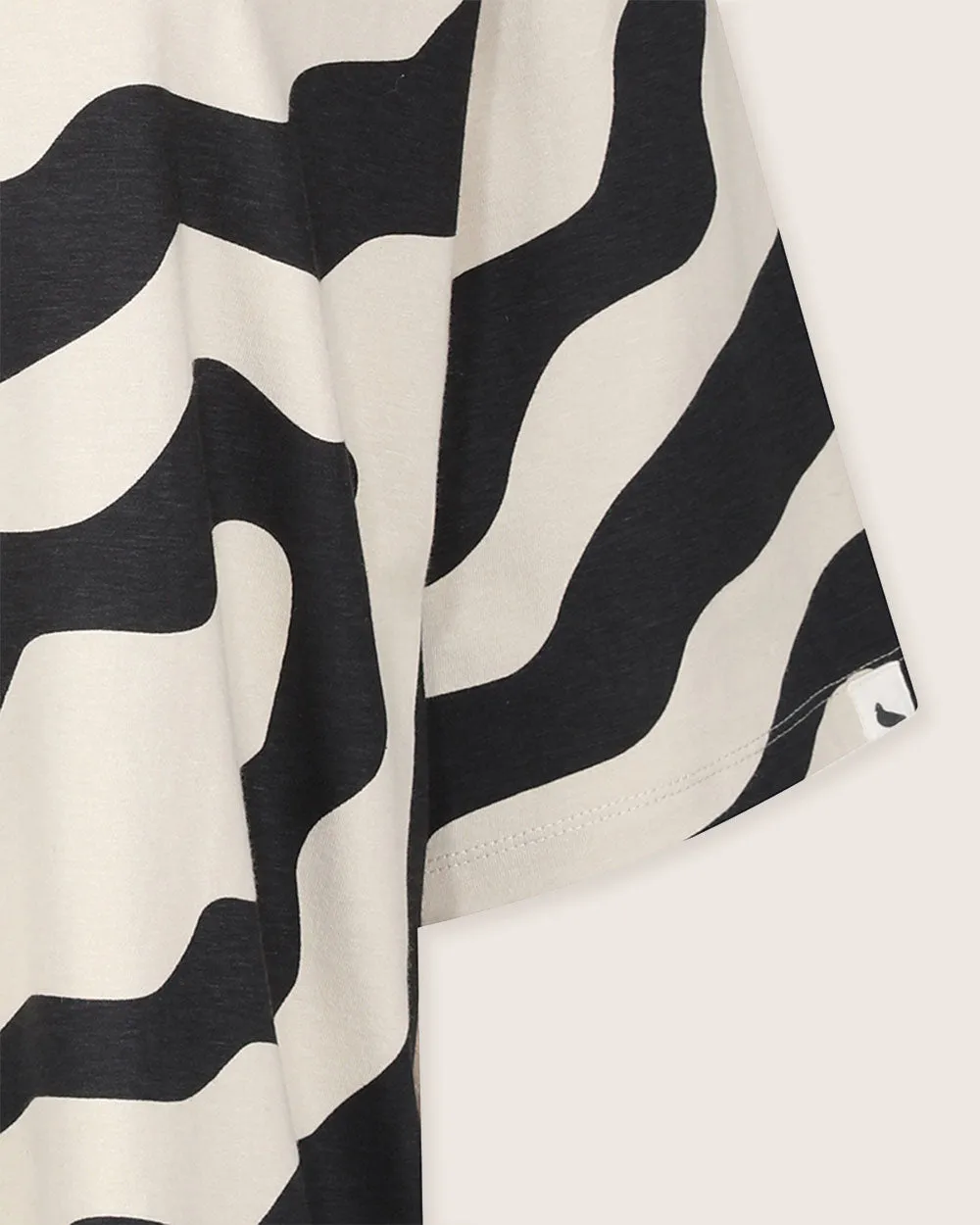 Elsie Multicolour Swirl Print Oversized T-Shirt