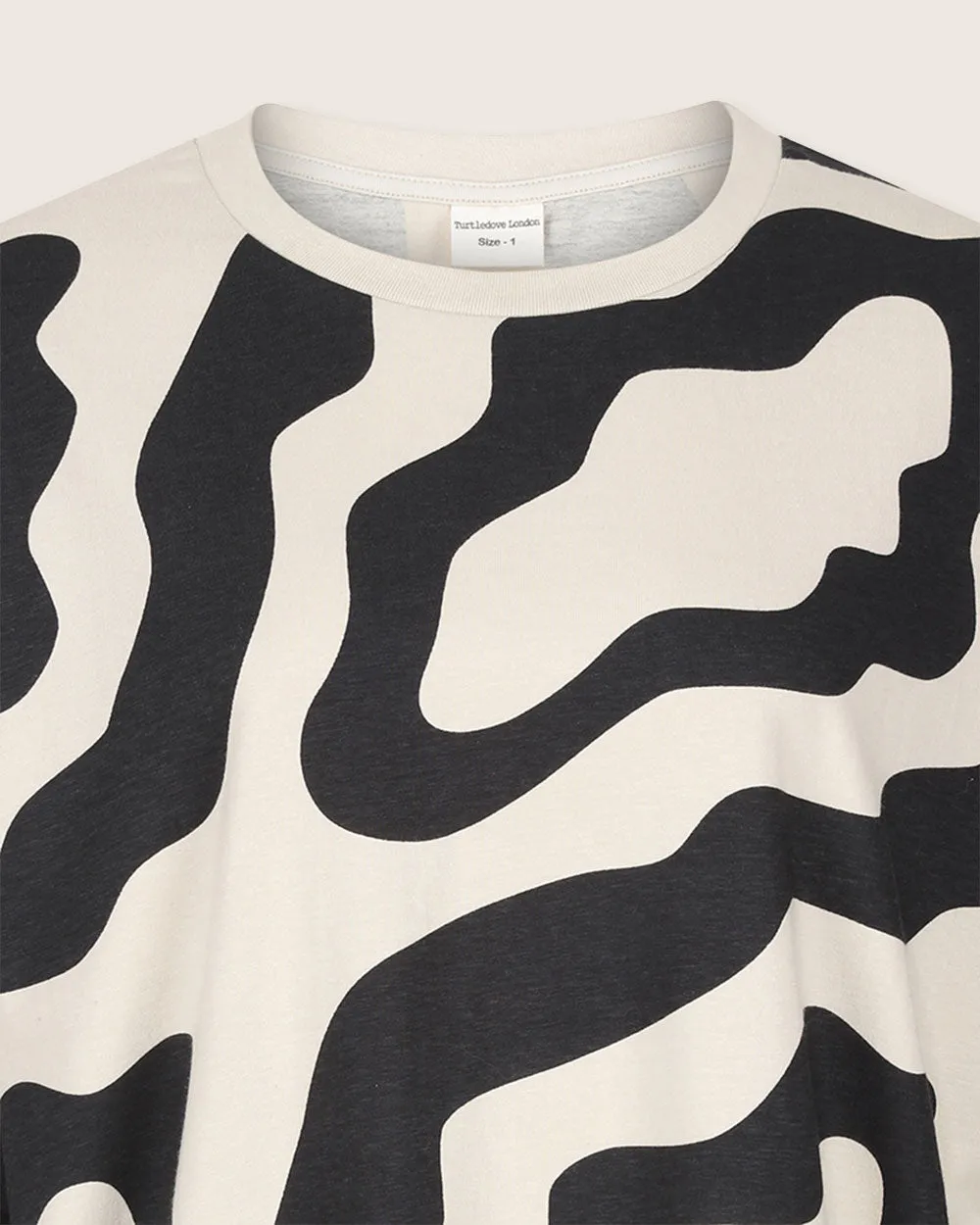 Elsie Multicolour Swirl Print Oversized T-Shirt