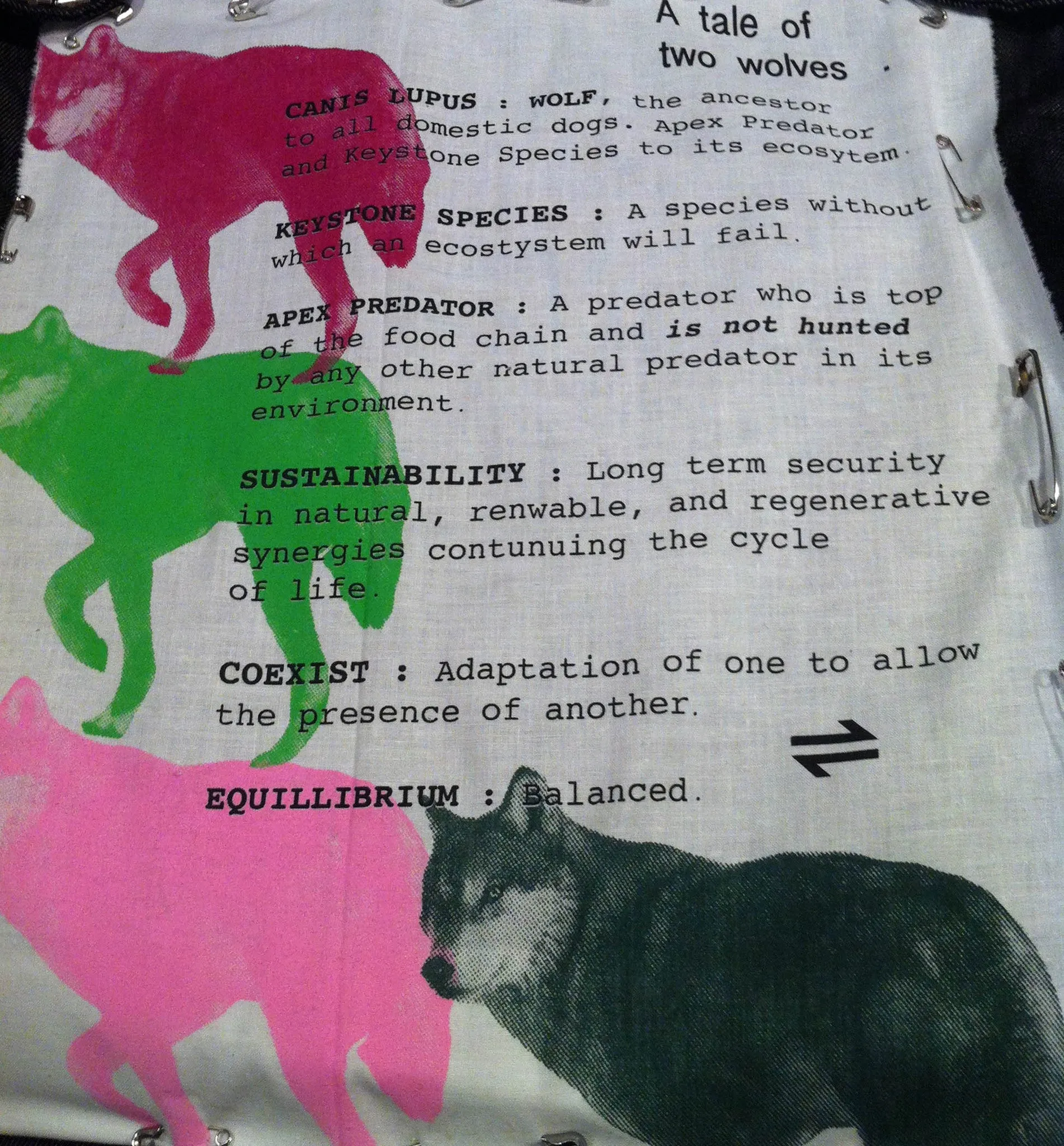 EQ Wolf Seditionary Hemp T-Shirt (Women)