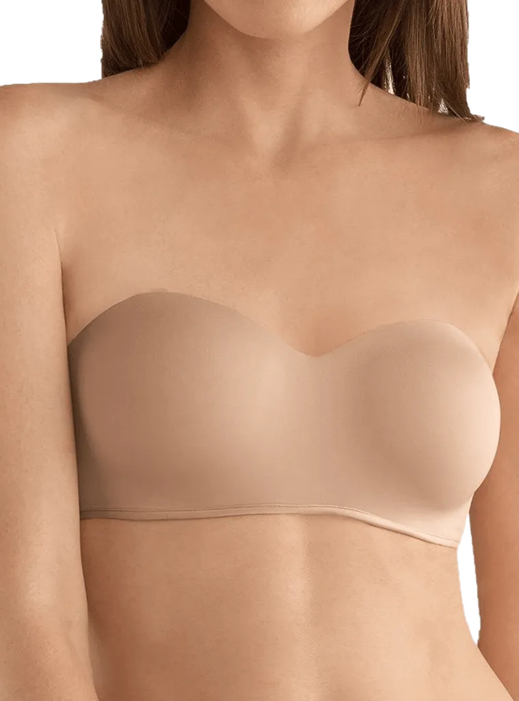 Final Sale Clearance Amoena Barbara Strapless Underwired Bra - Nude