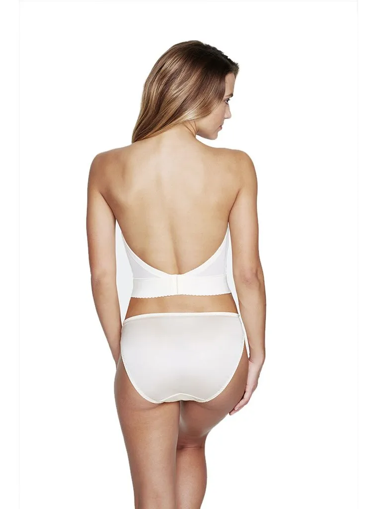 Final Sale Clearance Dominique Noemi Backless Satin Longline