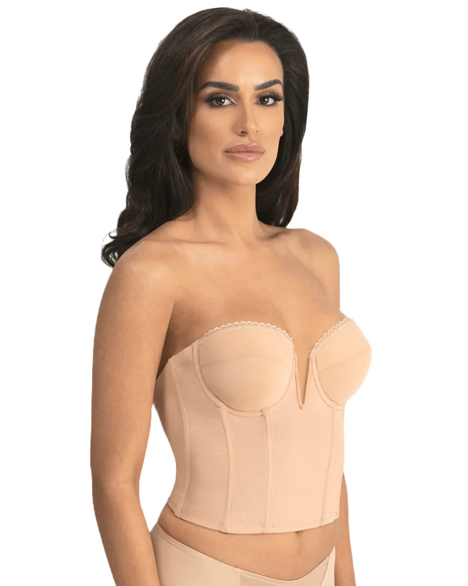 Final Sale Clearance Dominique Valerie V Wire Backless Strapless Bra