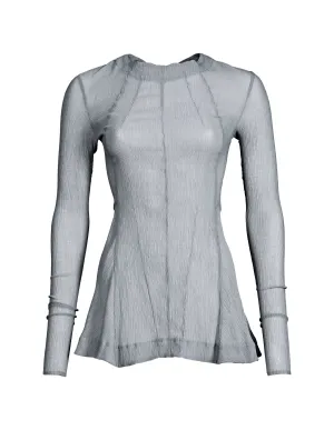 Fitted Transparent Grey Longsleeve