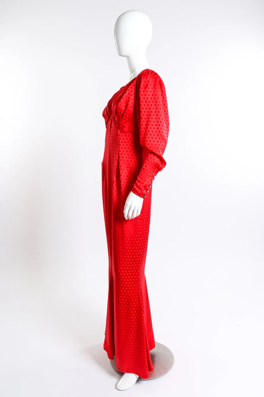 Flare Hem Polka Dot Dress