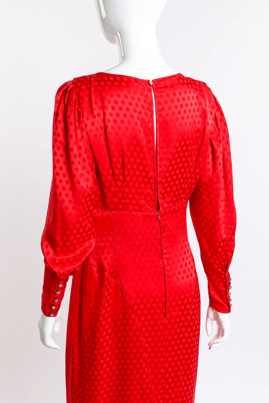 Flare Hem Polka Dot Dress
